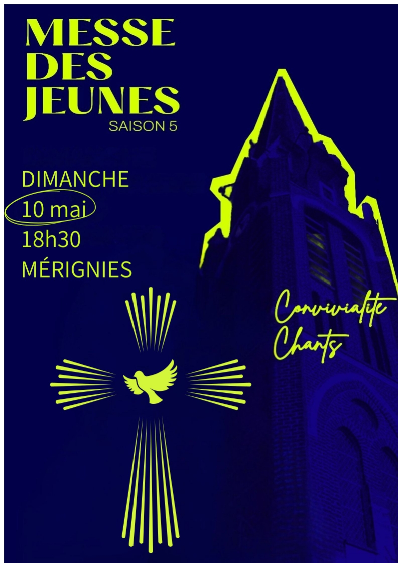 messe 10 mai &agrave; M&eacute;rignies